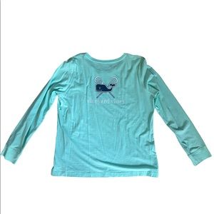 Large Vineyard Vines long sleeve lacrosse shirt